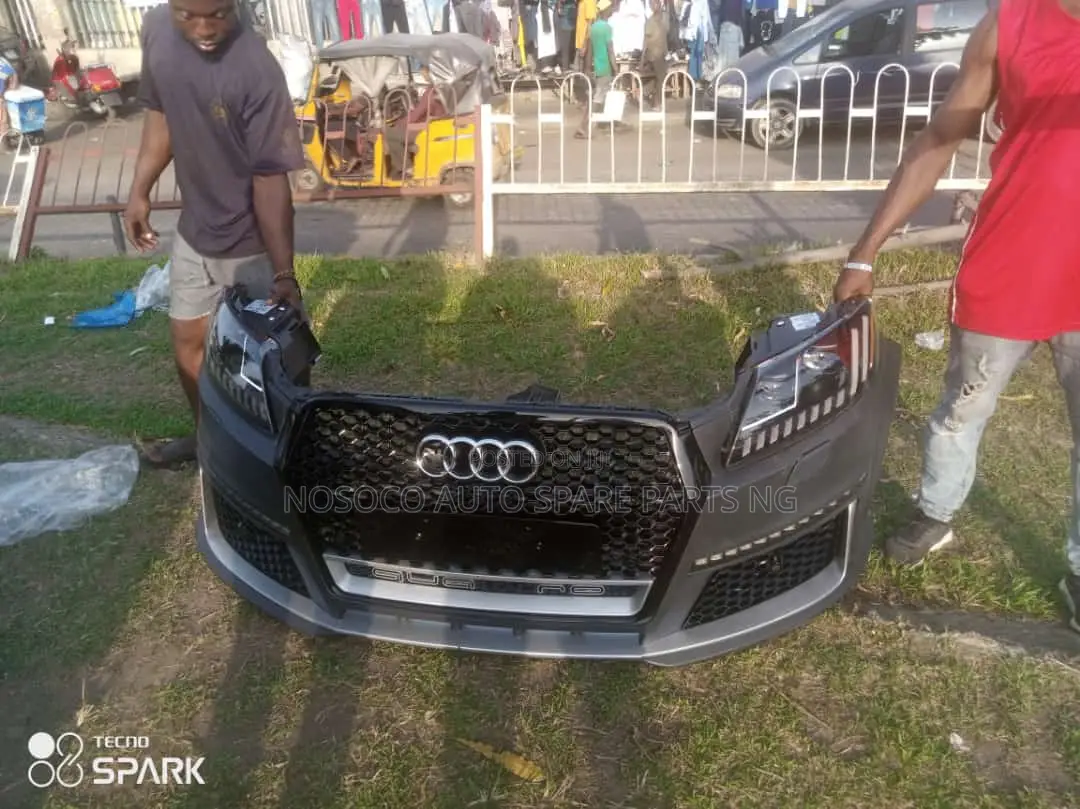 Upgrading Kit Front Bumper Full Light Audi Q7 2010 and 2018