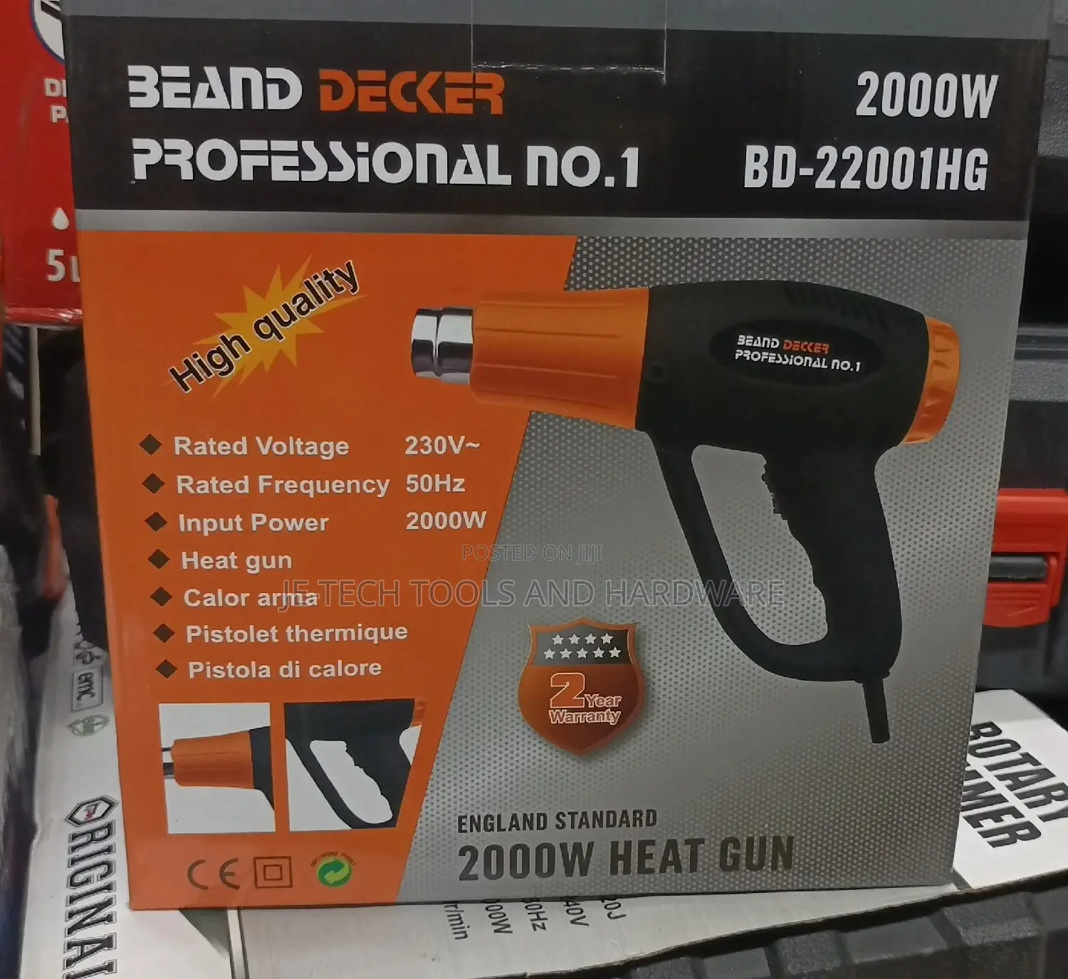 Heat Gun 2000W Professional Heat Gun