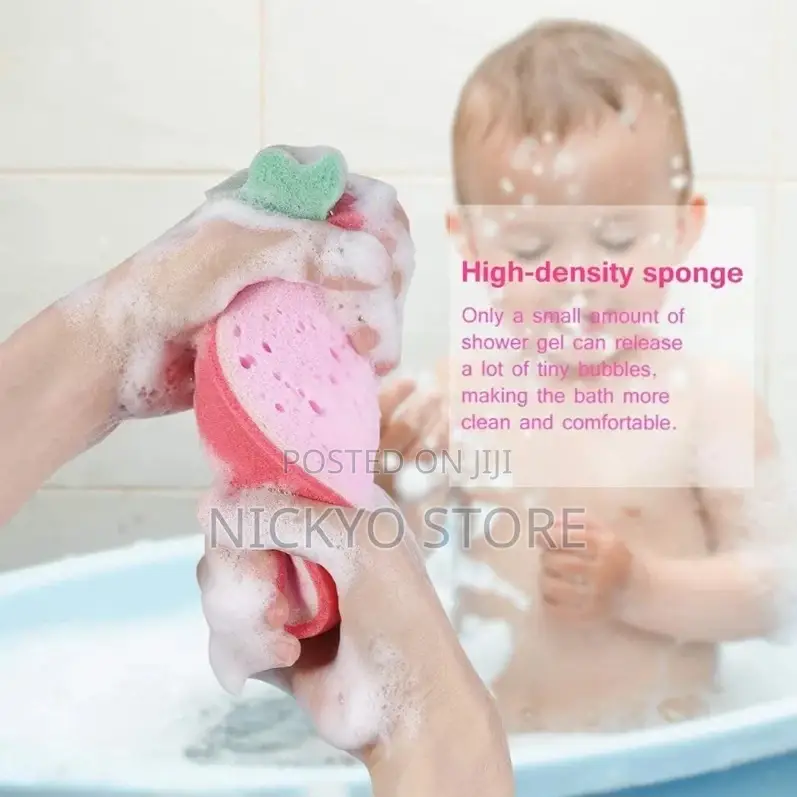 Baby Bath Sponge in Fruits Design
