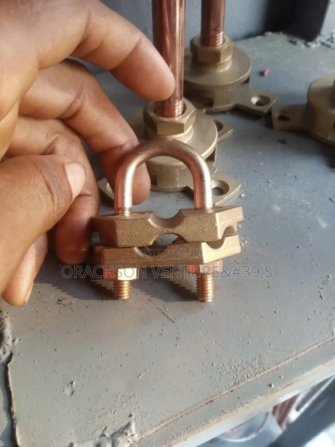 Copper U Clamp