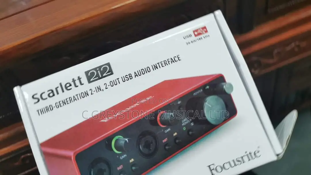 Sound Card Scarlett 2i2