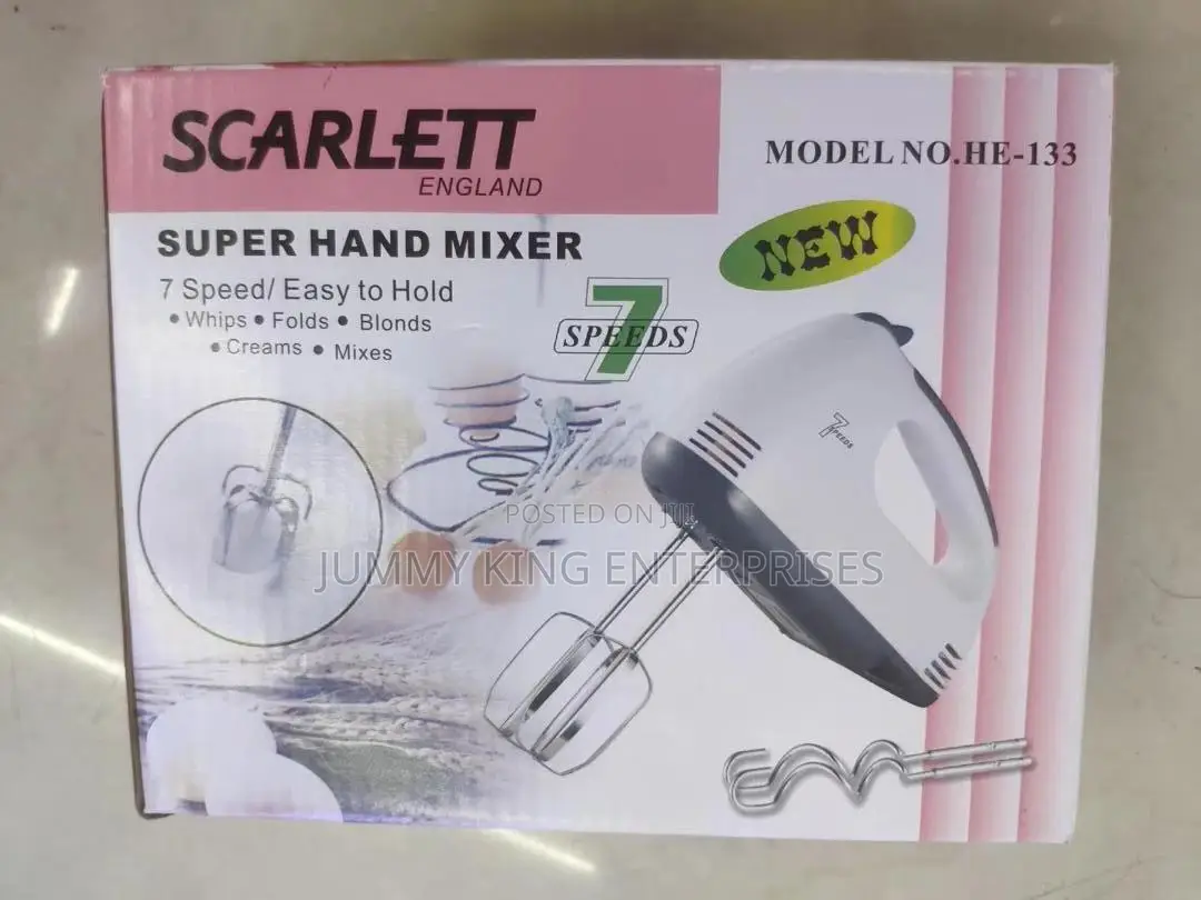 Scarlet 7-Speed Hand Cake Mixer