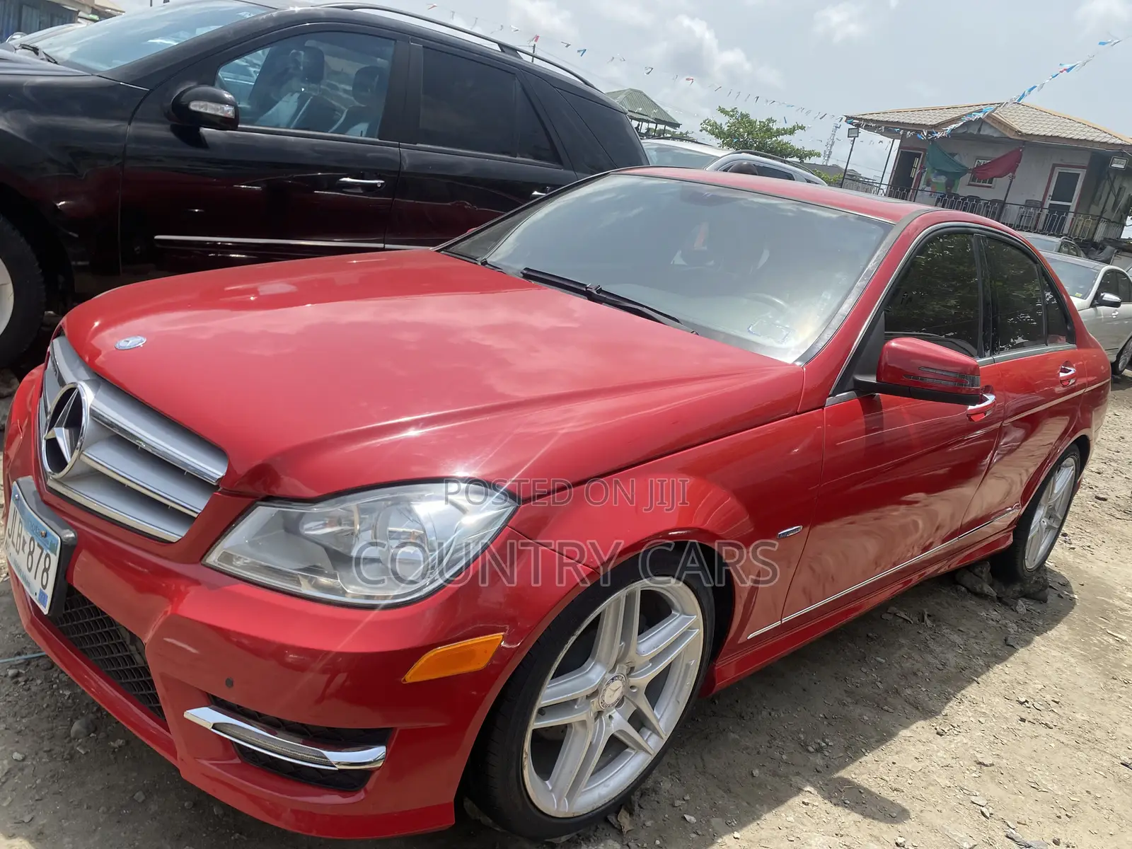 Mercedes-Benz C350 2013 Red