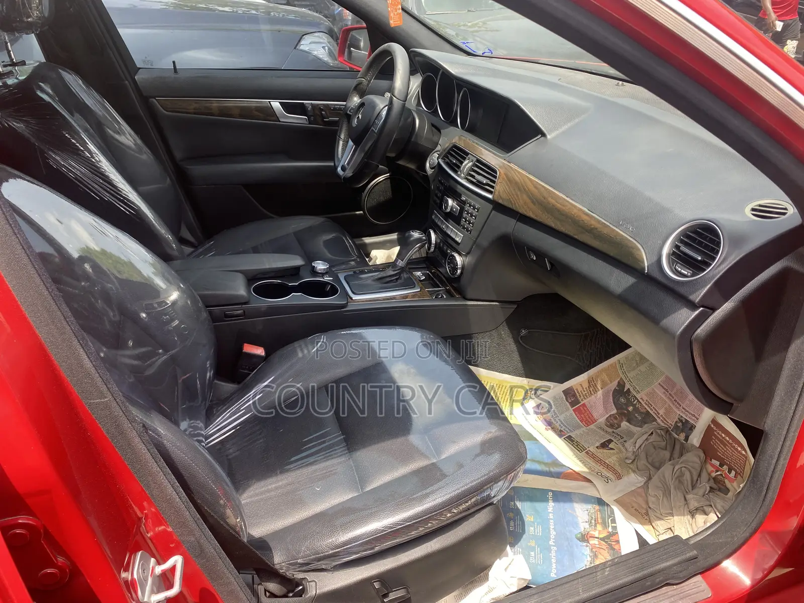 Mercedes-Benz C350 2013 Red