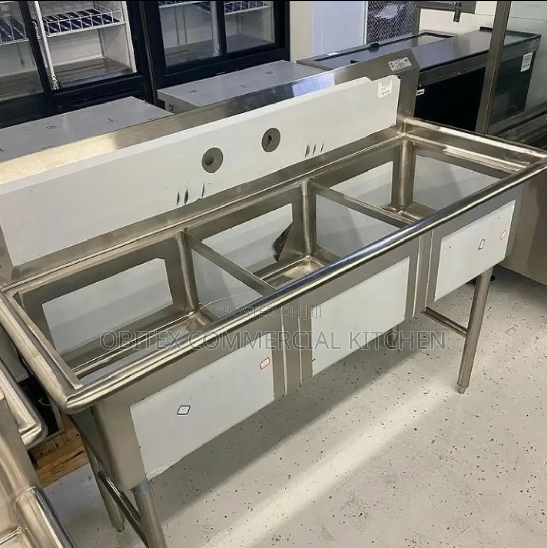 Quality Stainless Kitchen Sink 3bowels Is Available for Sale