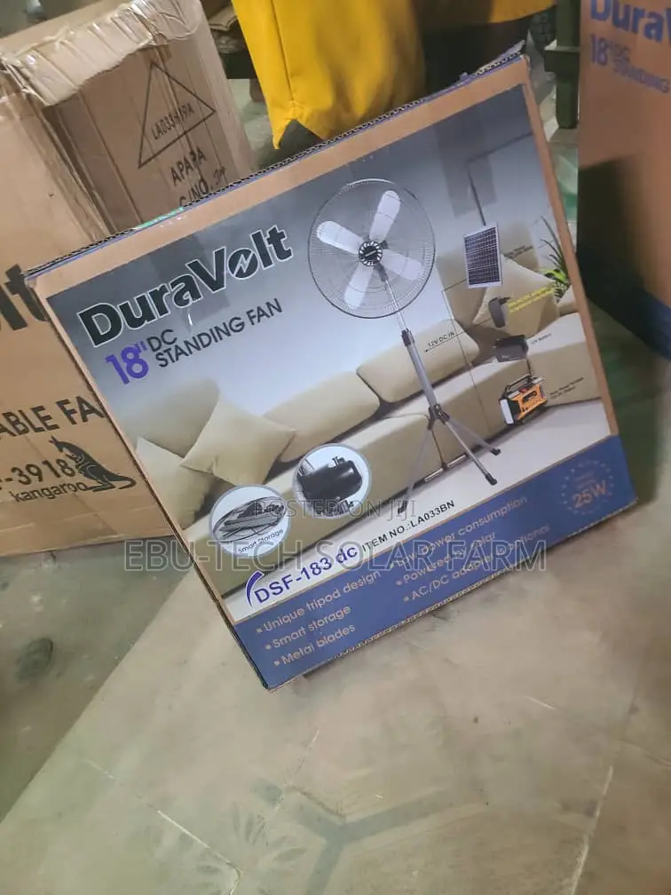Solar Fan 18inch Duravolt