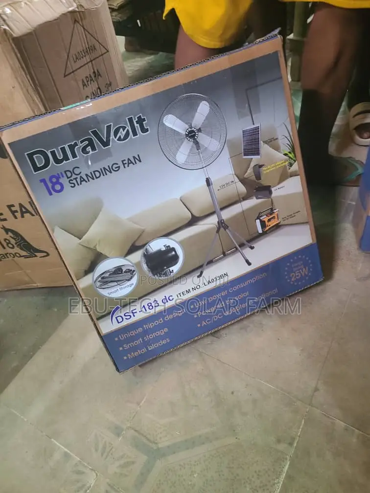 Solar Fan 18inch Duravolt