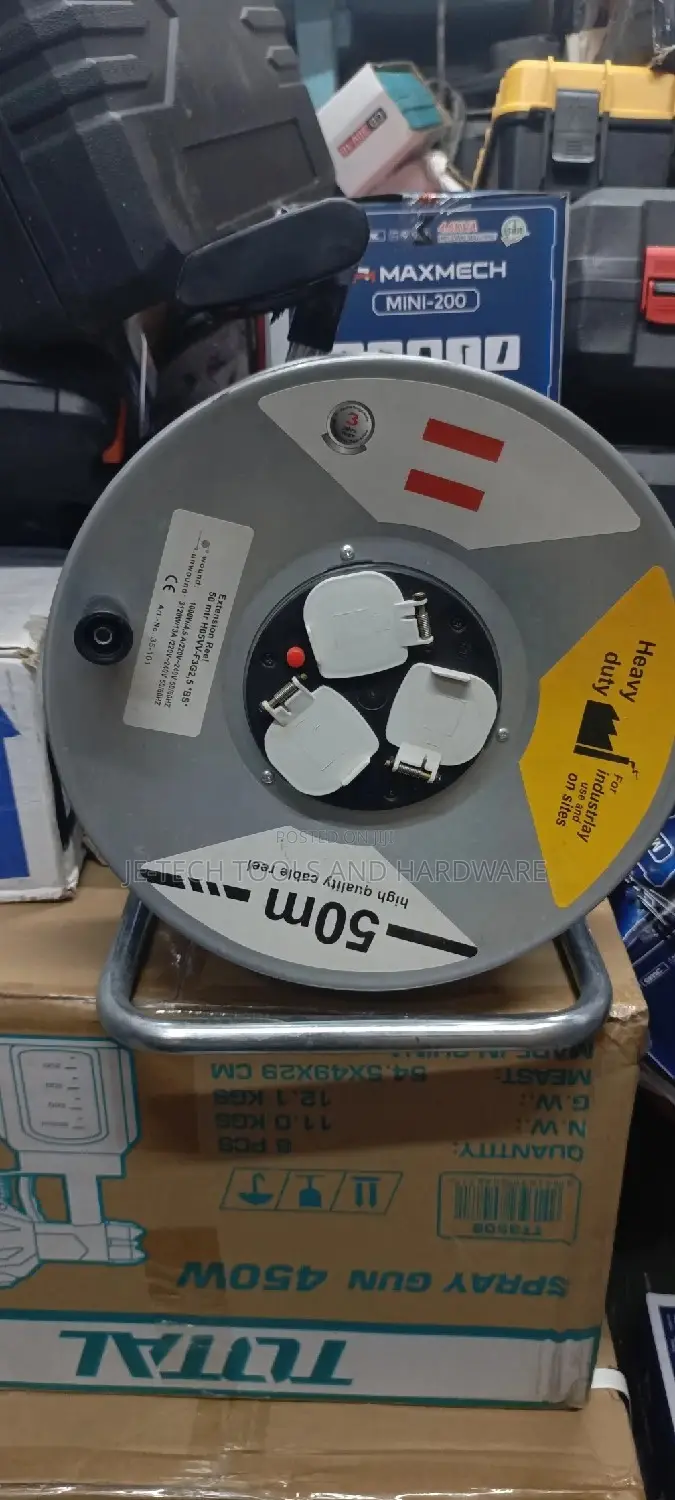 Cable Reel Heavy Duty Extension Reel 50m