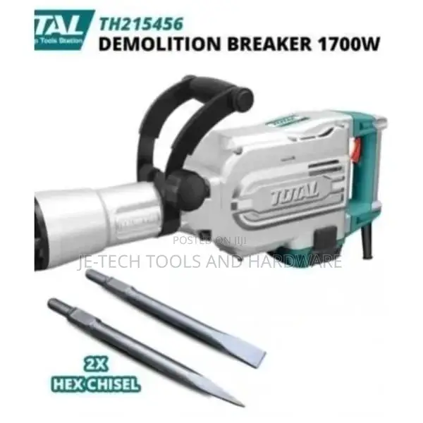 Total 16kg Demolition Hammer - 1700w