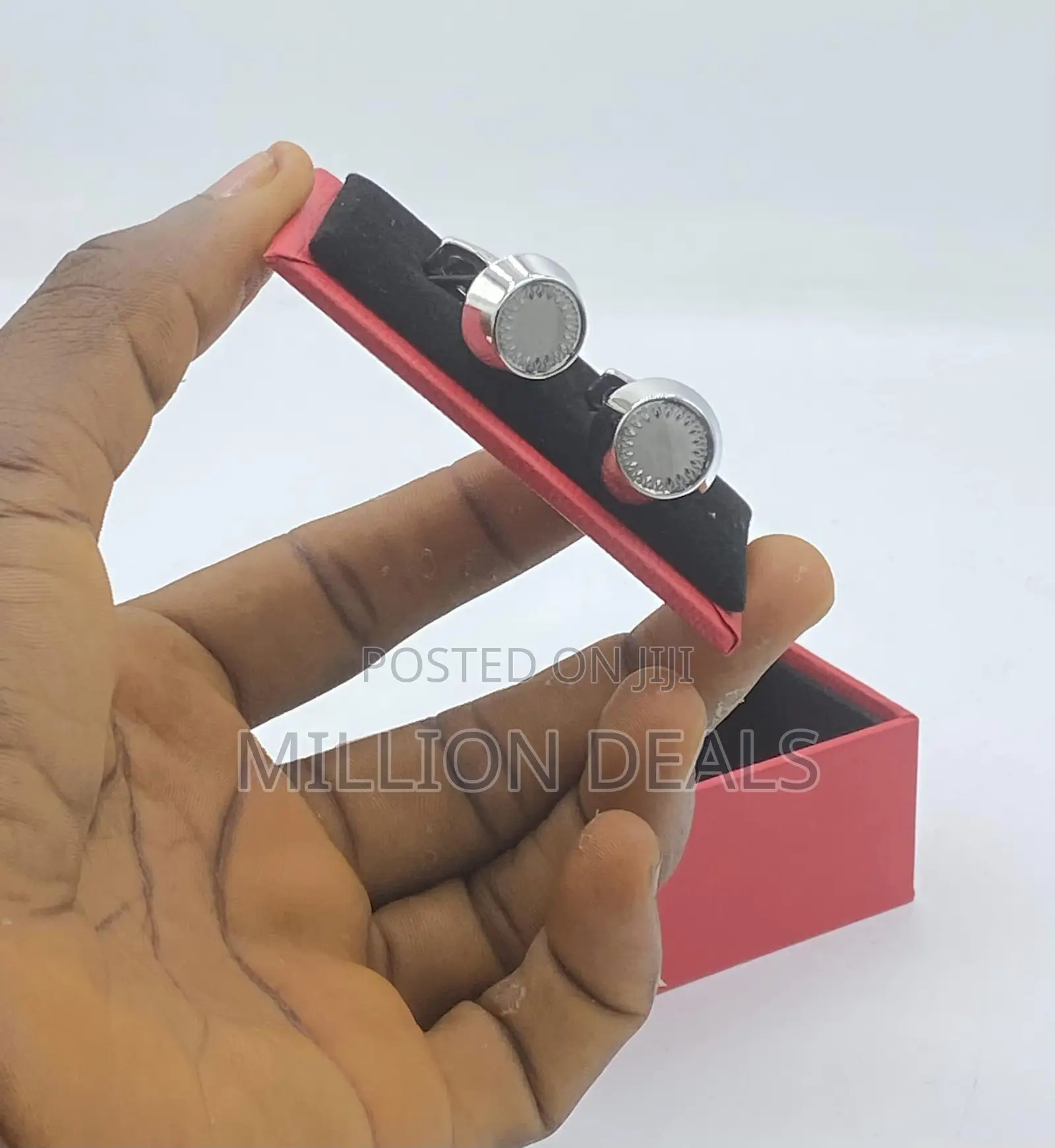 Steel Silver Unique Men's Luxury Cufflinks