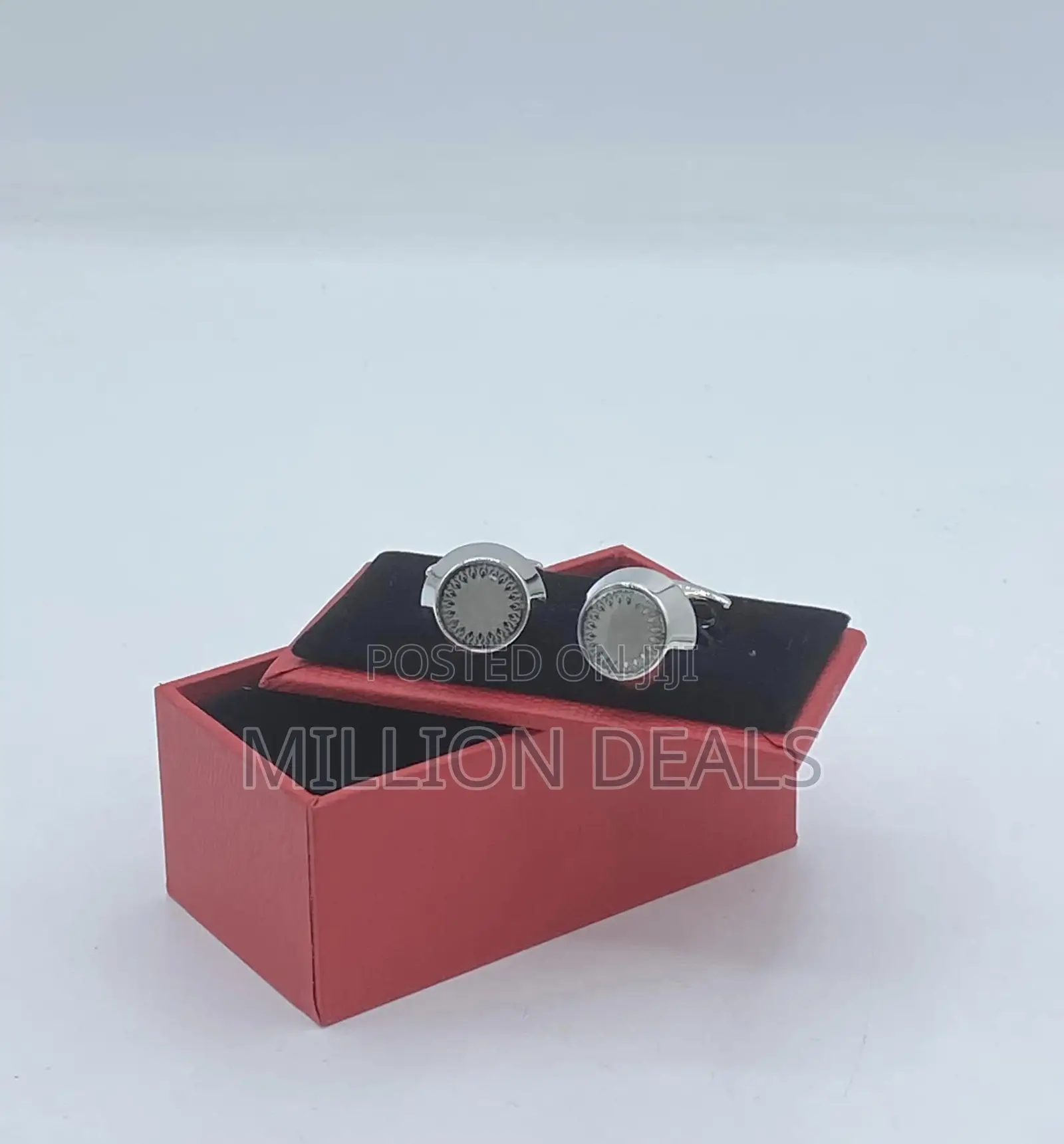 Steel Silver Unique Men's Luxury Cufflinks