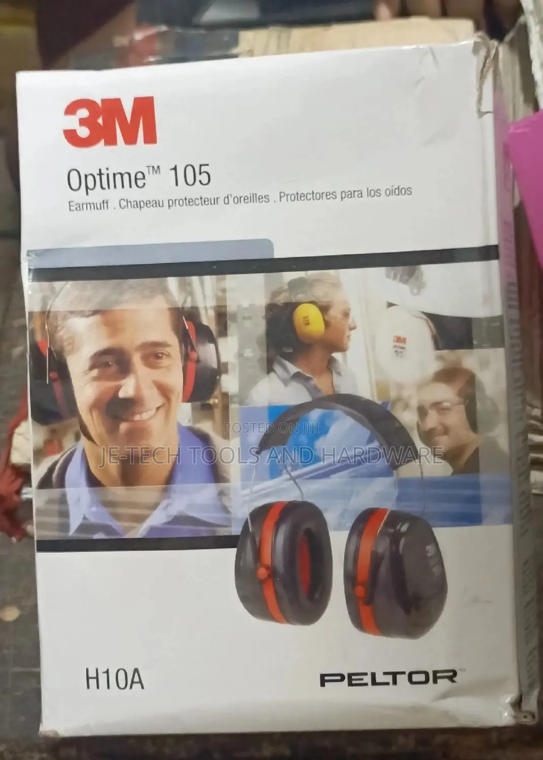 3M Optime 105 Noise Reduction Rating 27 Earmuffs H10P3E