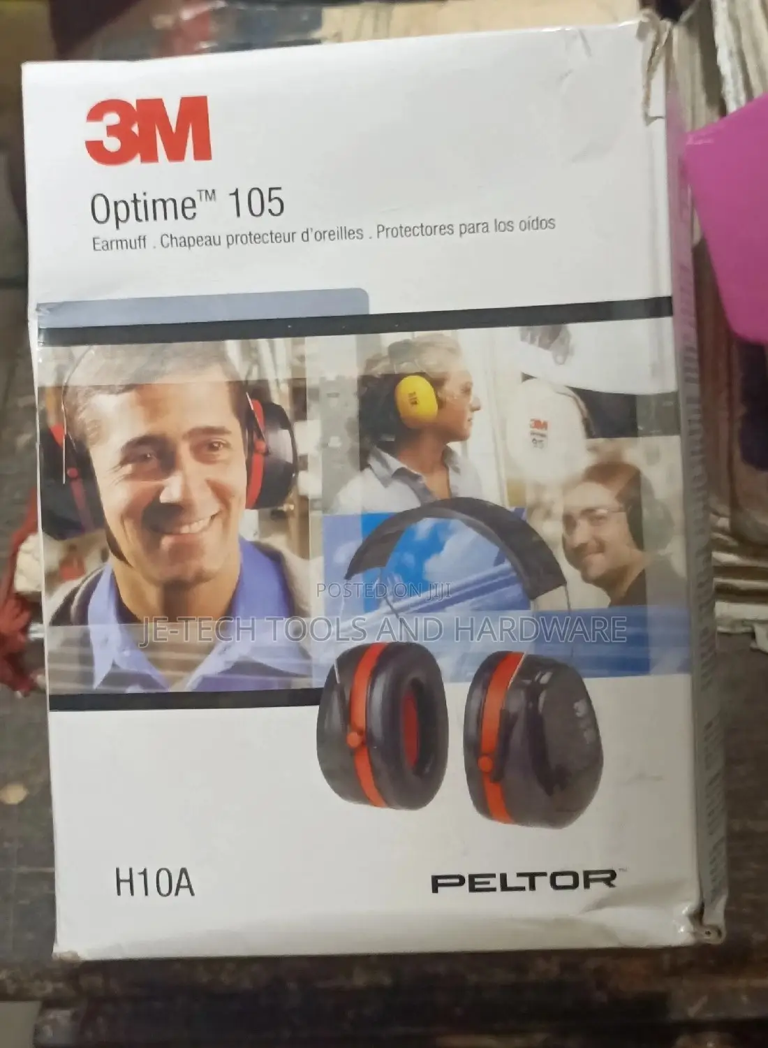 3M Optime 105 Noise Reduction Rating 27 Earmuffs H10P3E