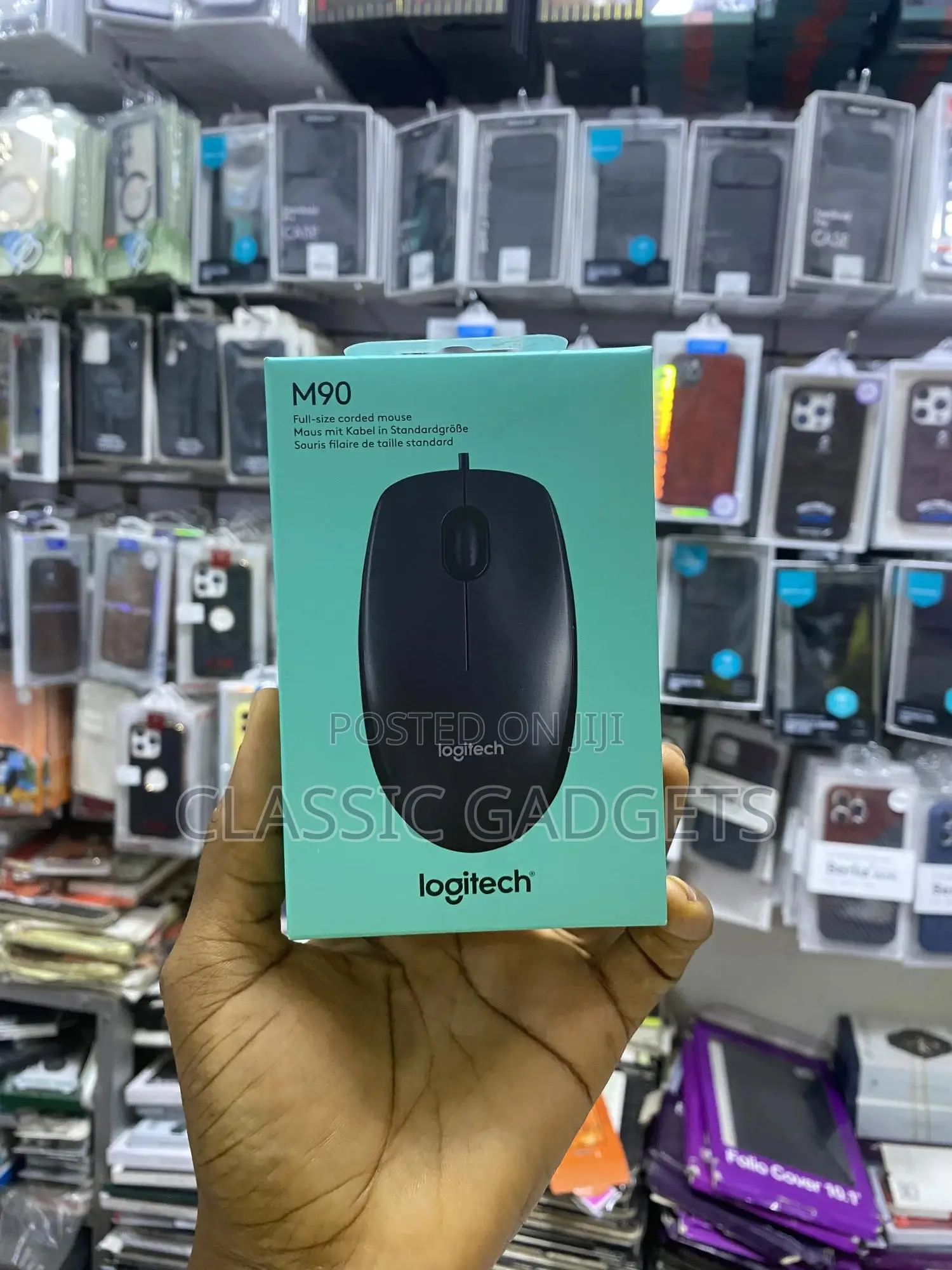 Logitech M90 Full Size Corded Mouse