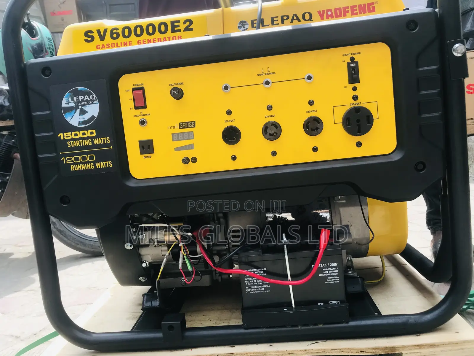 Elepaq 10kva Key Start Petrol Generator | SV60000E2