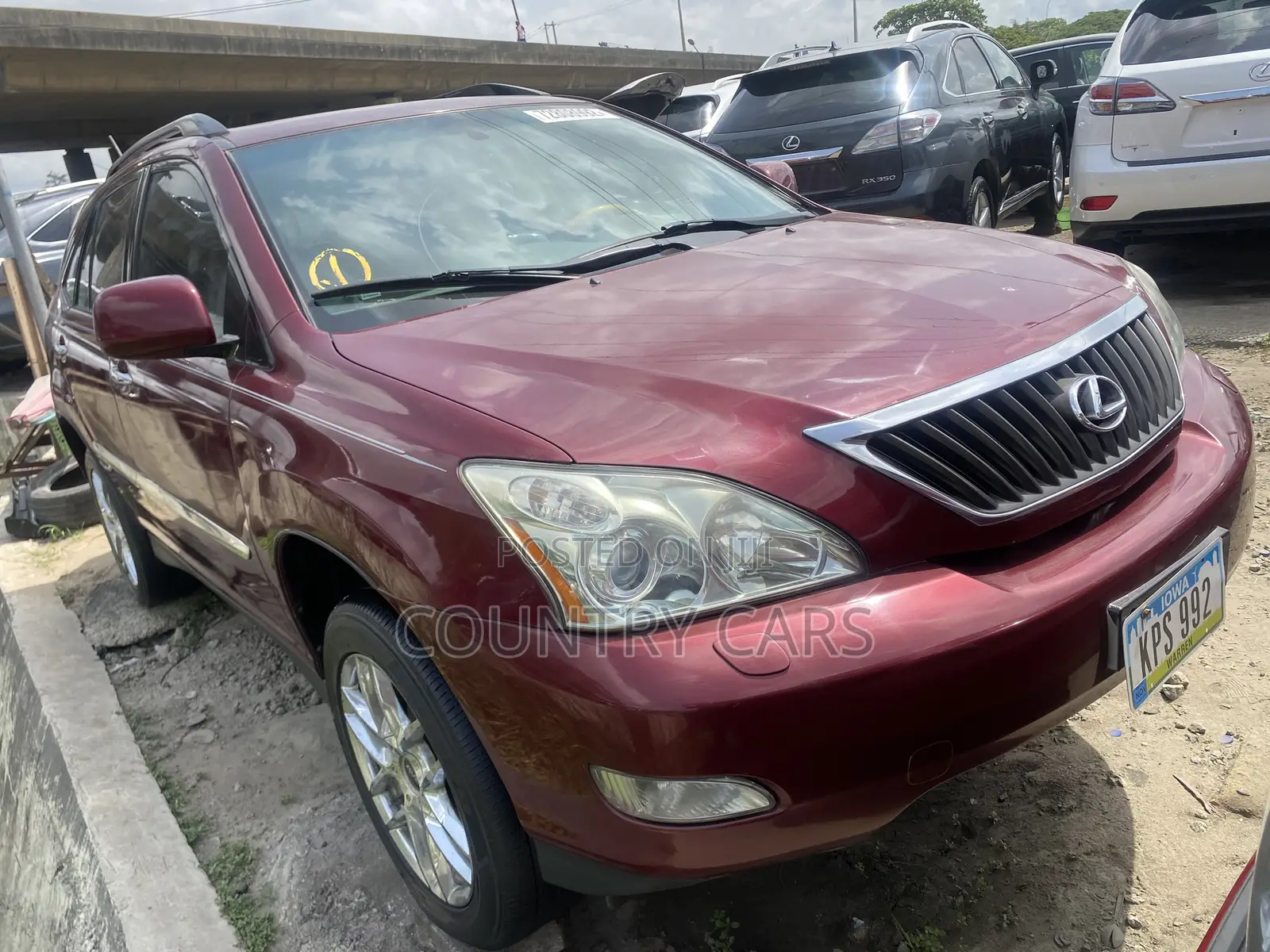 Lexus RX 350 AWD 2008 Burgundy