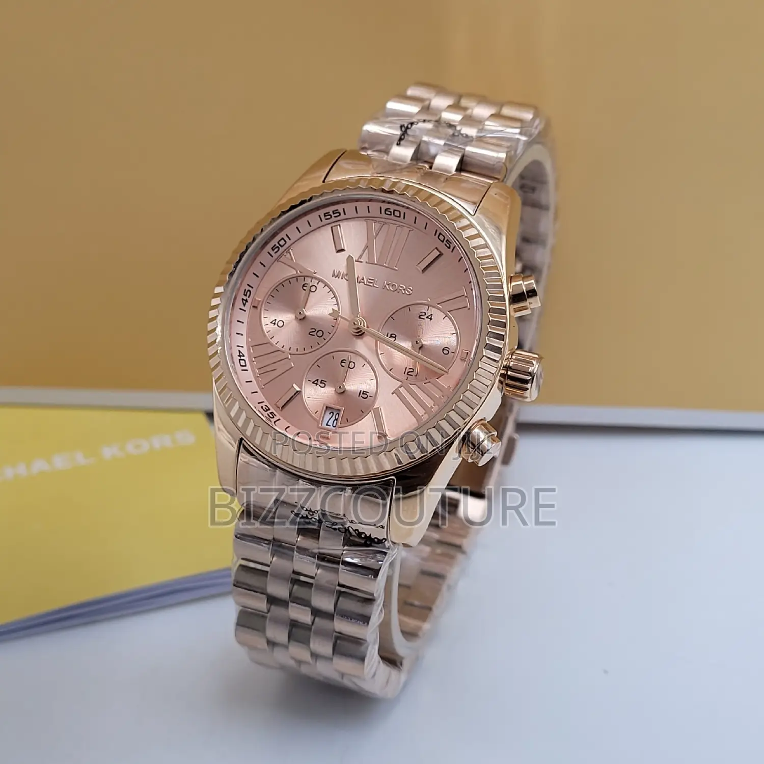 Original MICHAEL KORS Gold Chain Watch Available in Store