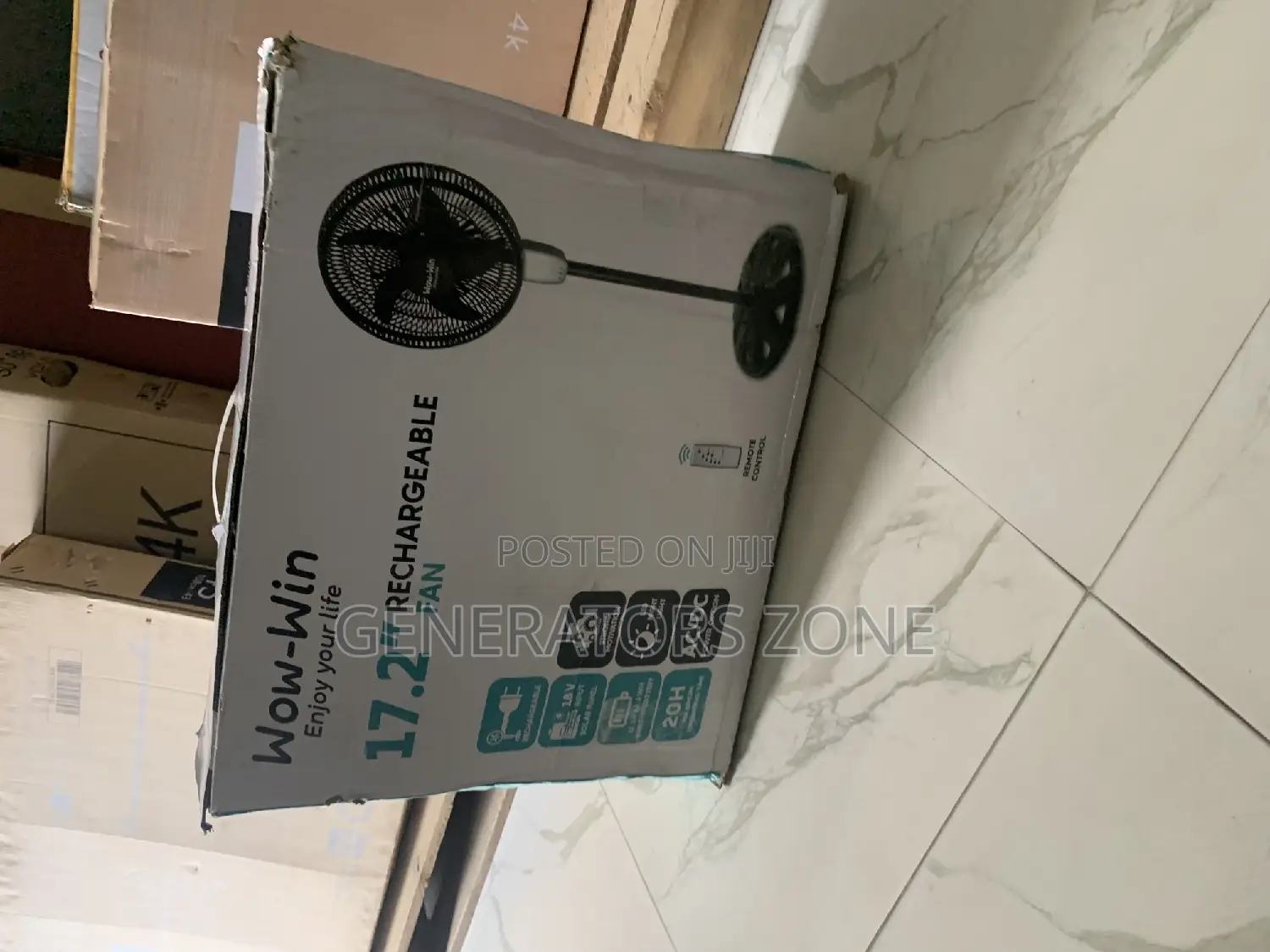 Introducing New Wow-Win 17.2 Solar Rechargeable Fan+Remote