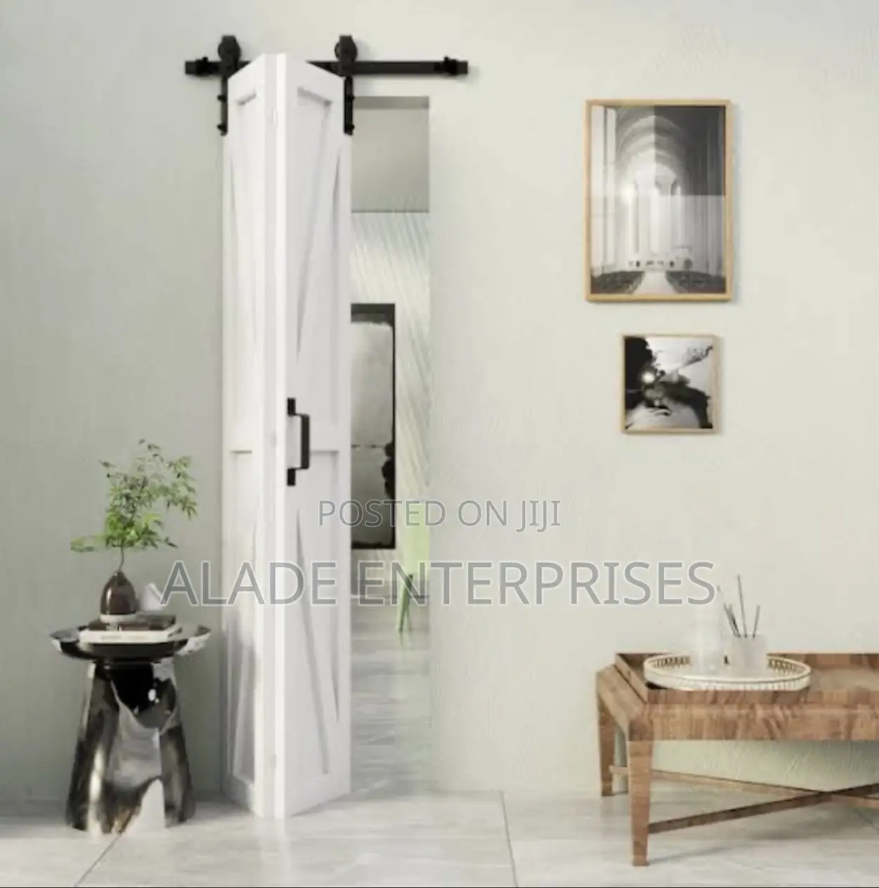 Bifold Barn Door Hardware Kit For 2 Panels