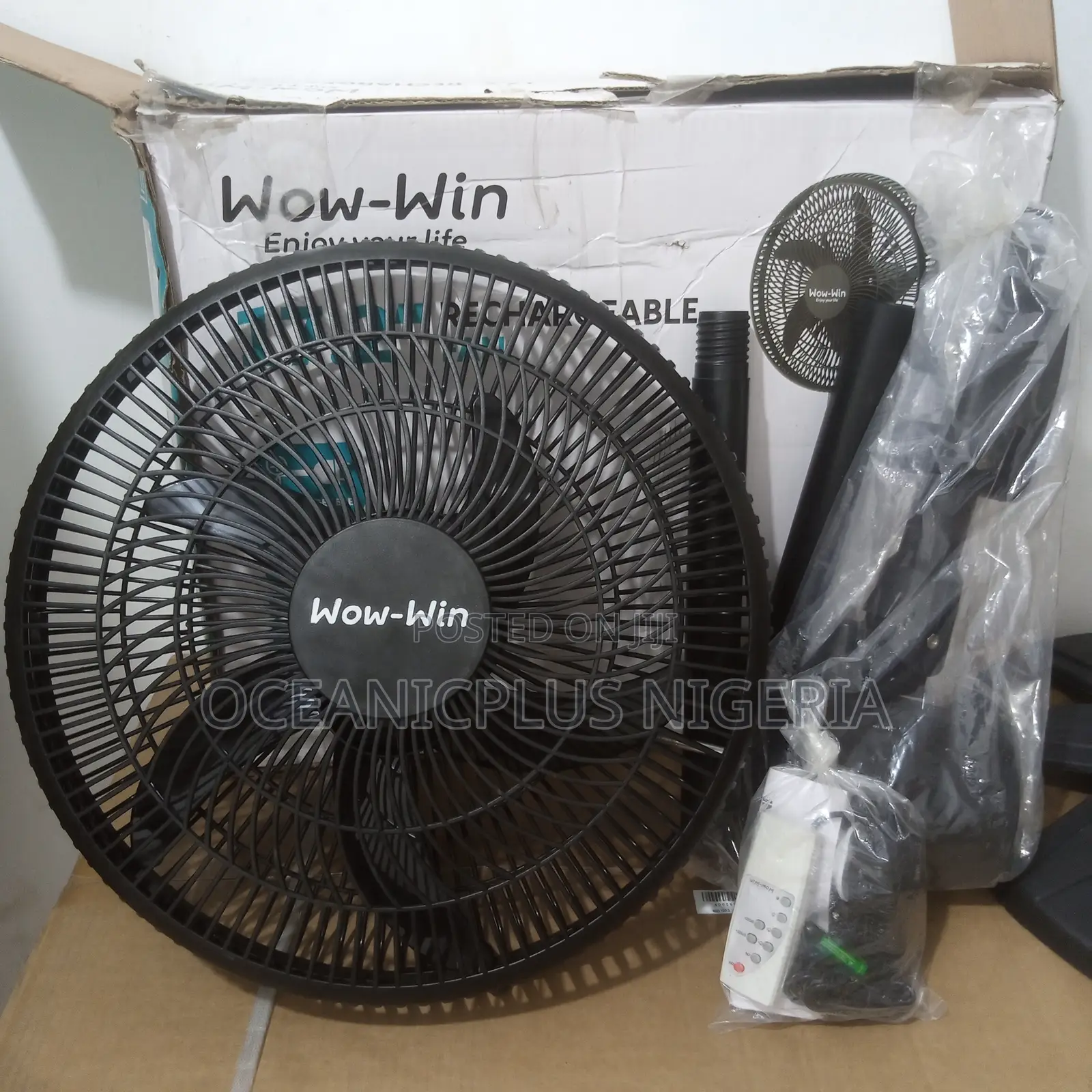 Fantastic Wow-Win 17.2 Inches Rechargeable Fan