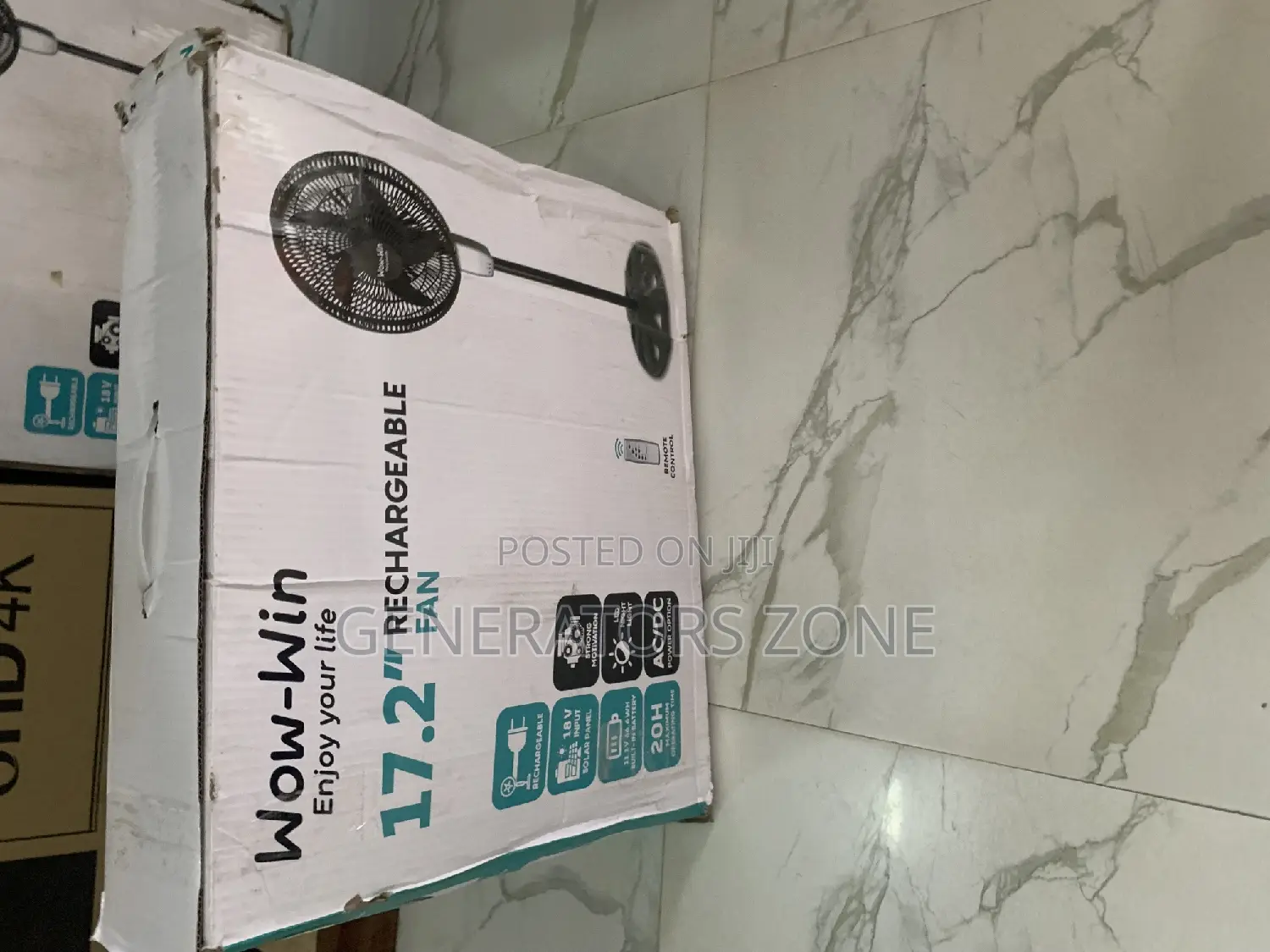 Reliable 17.2 Rechargeable Wow-Win Standing Fan