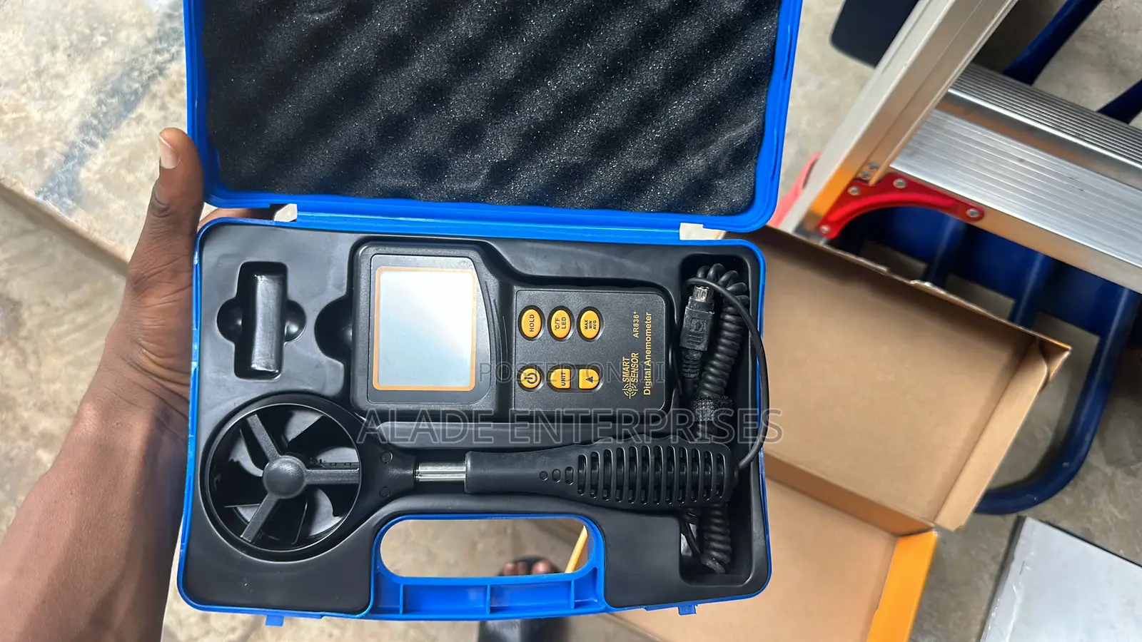 Digital Anemometer, AI-100APP Handheld Wind Speed Meter