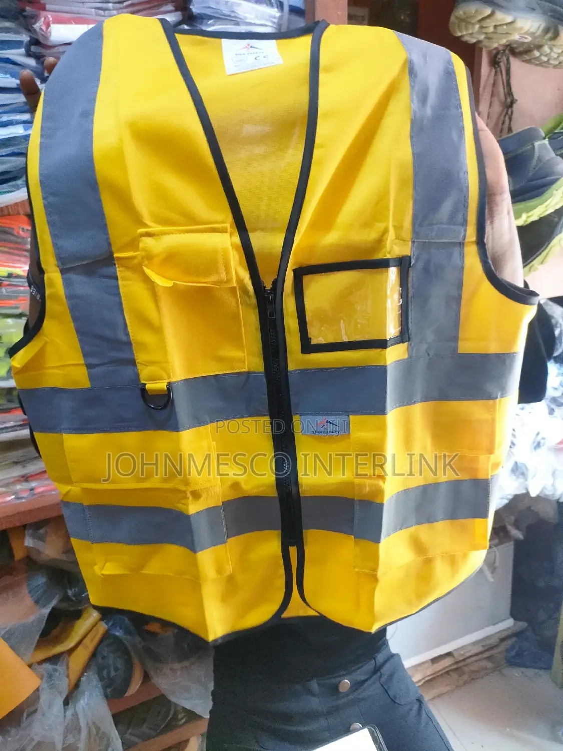 Yellow Picket Vest