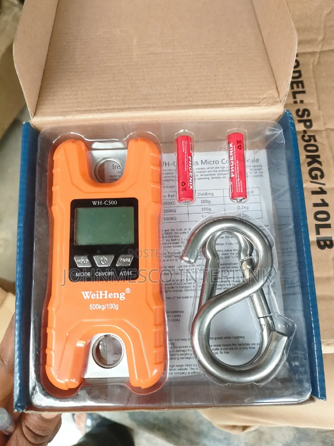 C500 Digital Hanging Scale