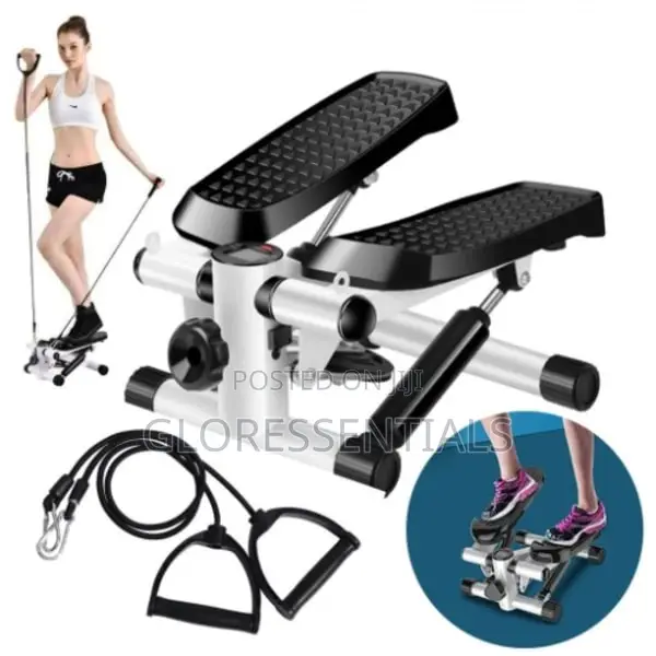 Mini Stepper With Resistant Band Nd LCD Display