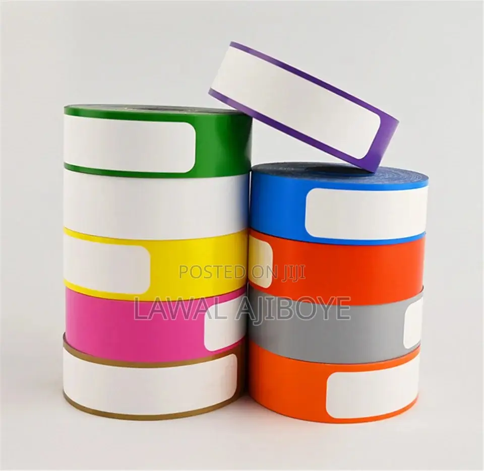 100pcs/Roll Print Self-Adhesive Barcode Wristband Thermal