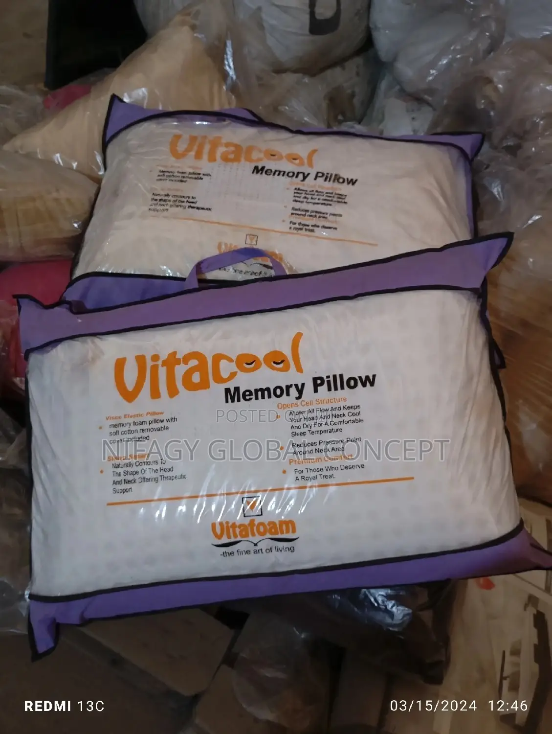Brand New Vitafoam Pillow