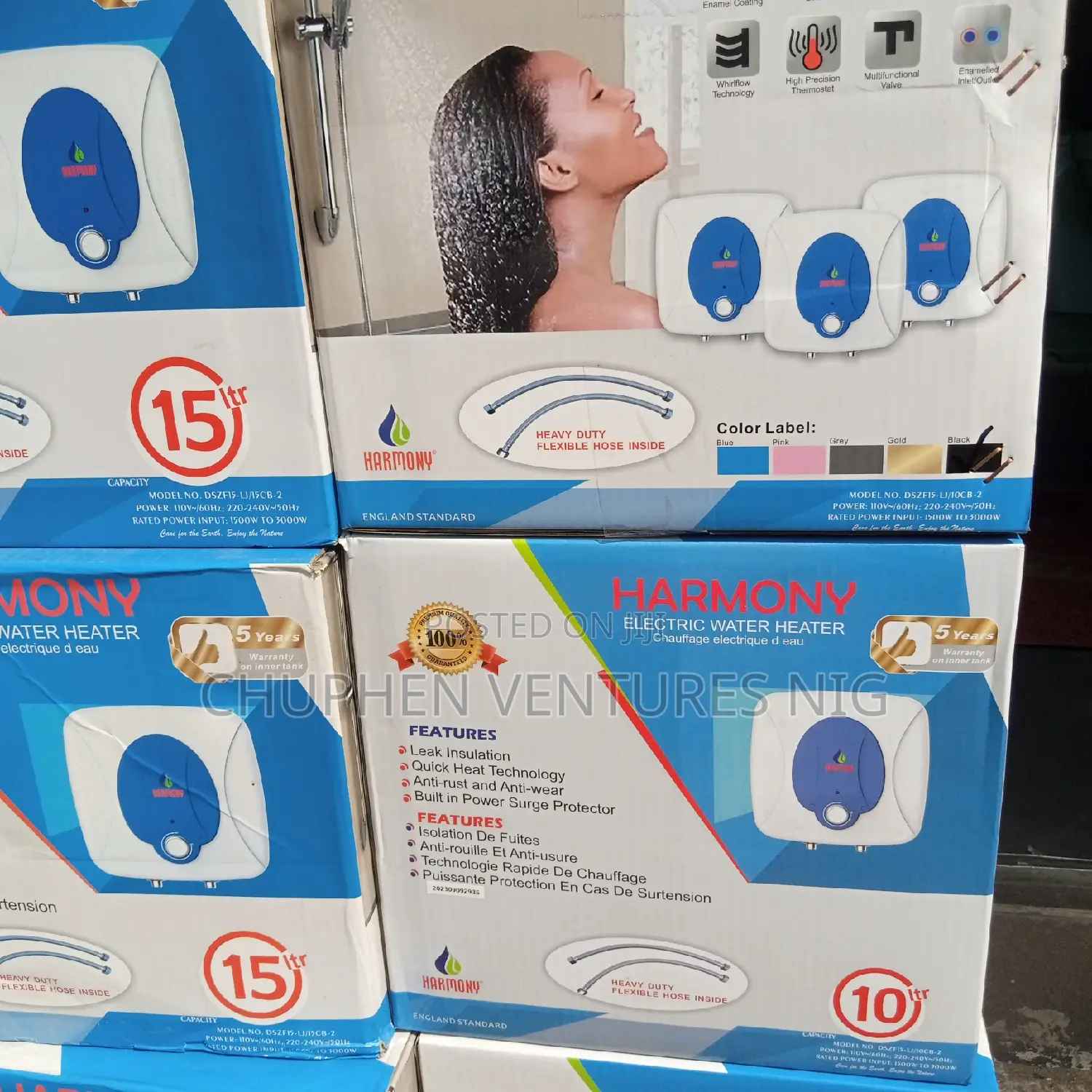Harmony 10 Liters Water Heater