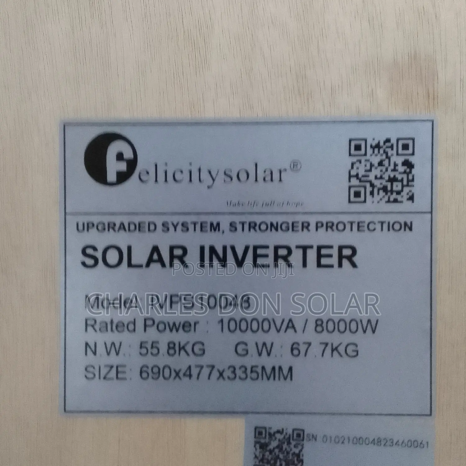 Felicity Inverter 10kva Non Hybrid