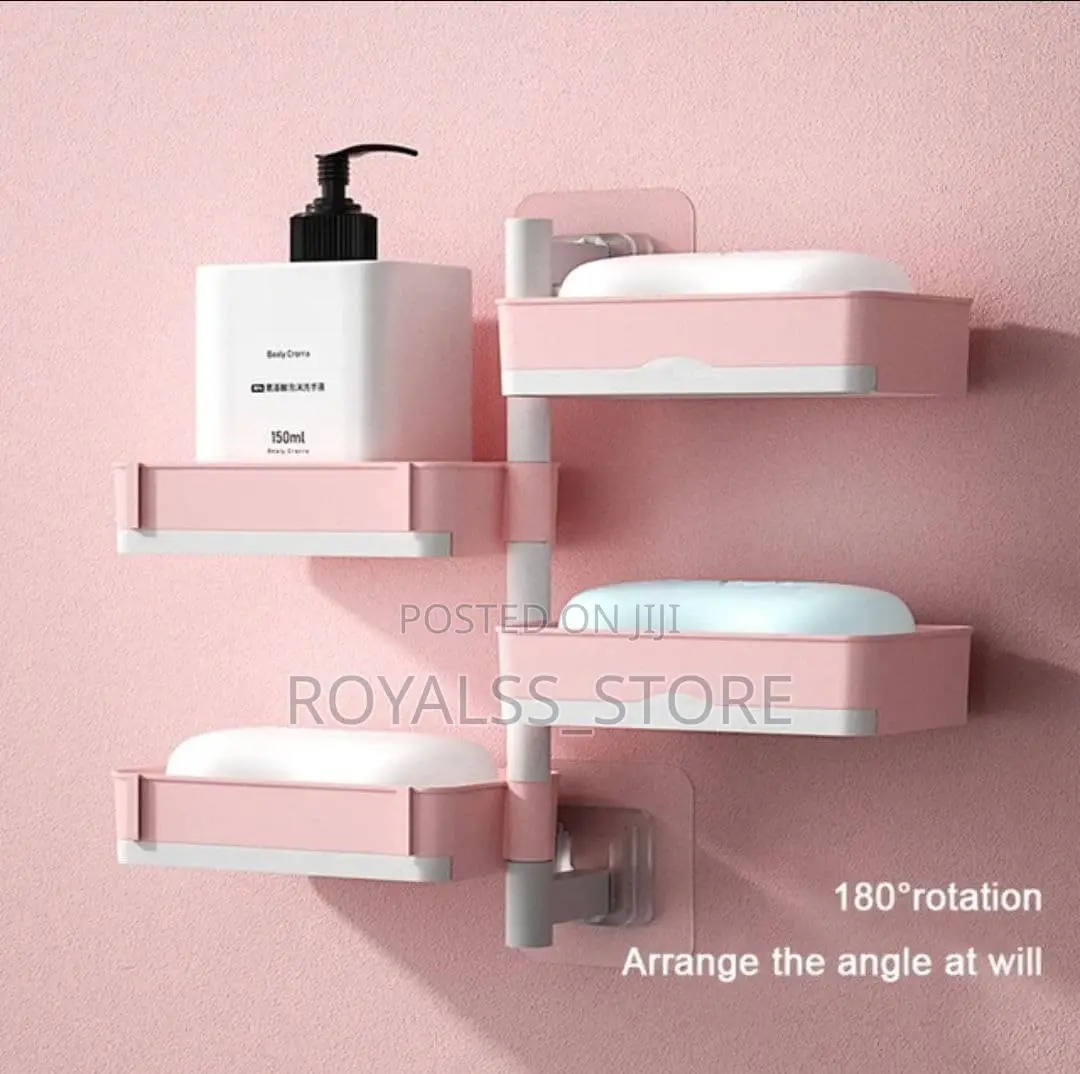 4 Layer Rotating Soap Holder (No Drilling)