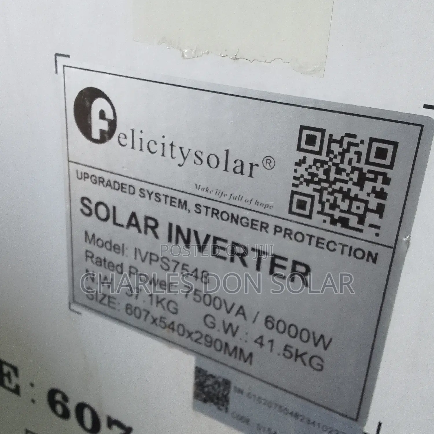 7.5kva Felicity Inverter