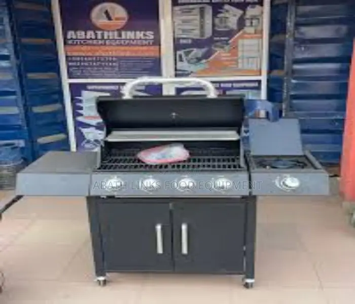Standing Barbecue Machine With Gas Burner