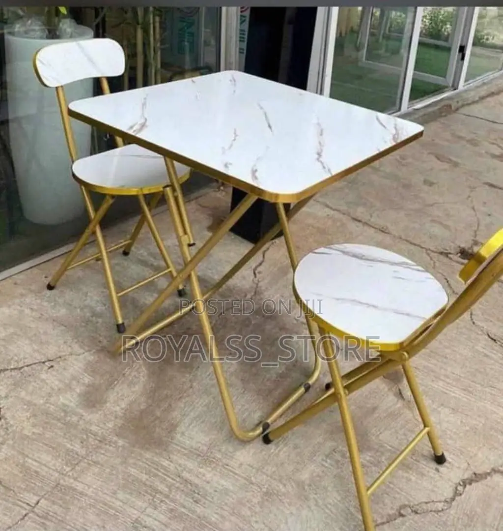 Quality Indoor/Outdoor 2 Chairs and Table