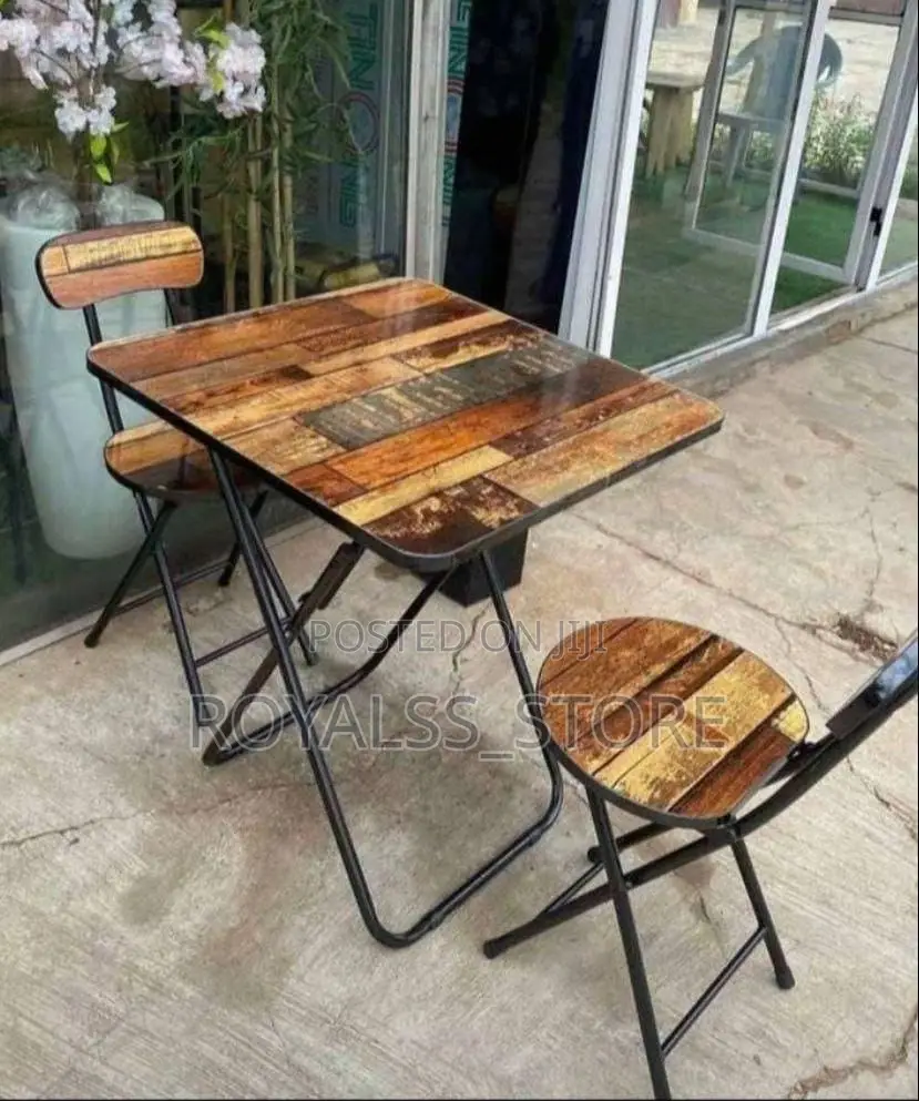 Quality Indoor/Outdoor 2 Chairs and Table