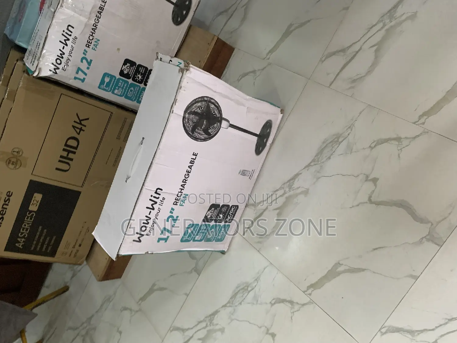 Easy to Clean Wow Win 17.2 Rechargeable Standing(Fan)