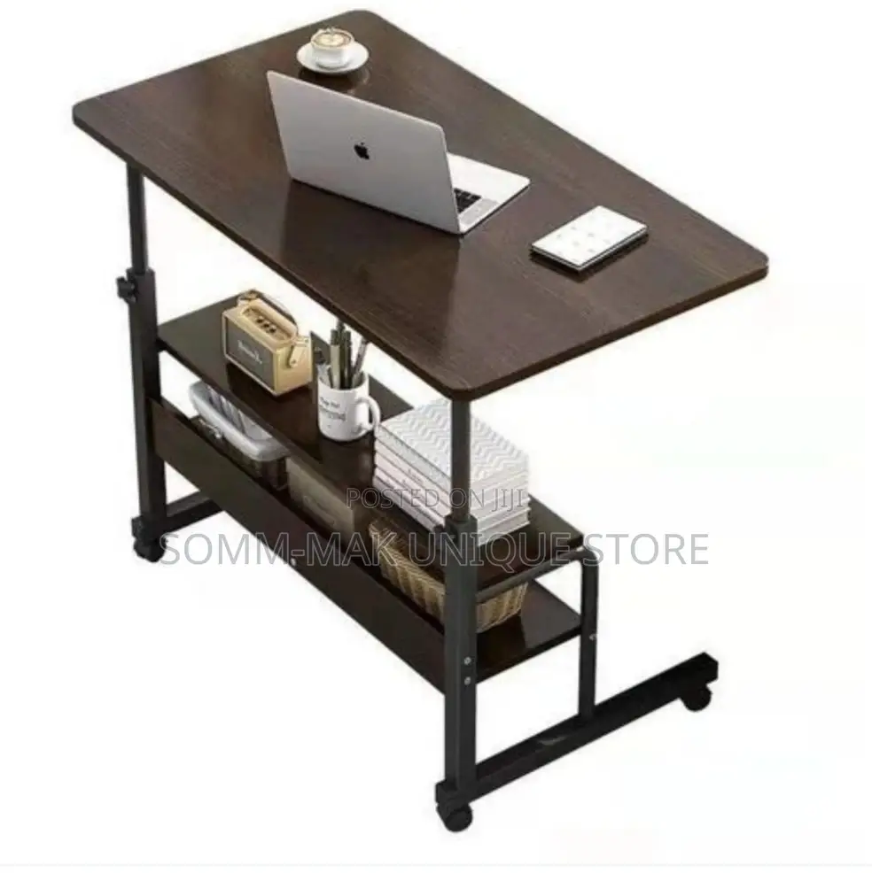 Wooden Beside Laptop Desk Bamboo Adjustable Laptop Table
