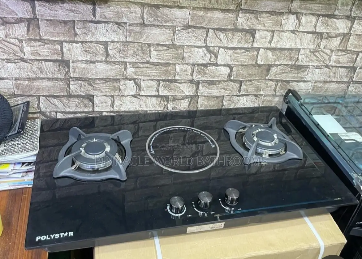 Polystar Built in Gas 2 Burner and 1 Electric Hot Plate