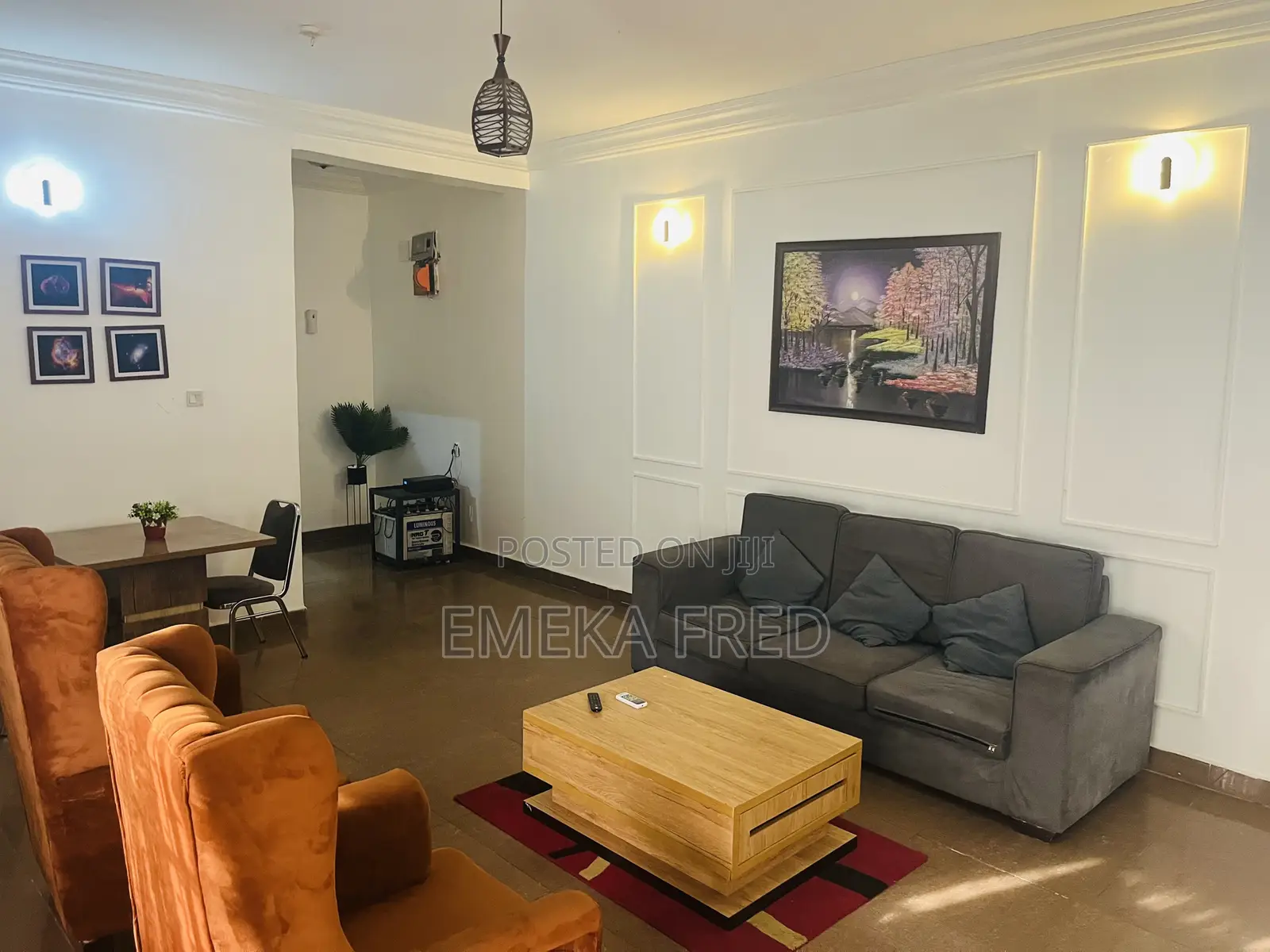 Posh Spacious One Bedroom and Parlor + 24hrs Steady Power
