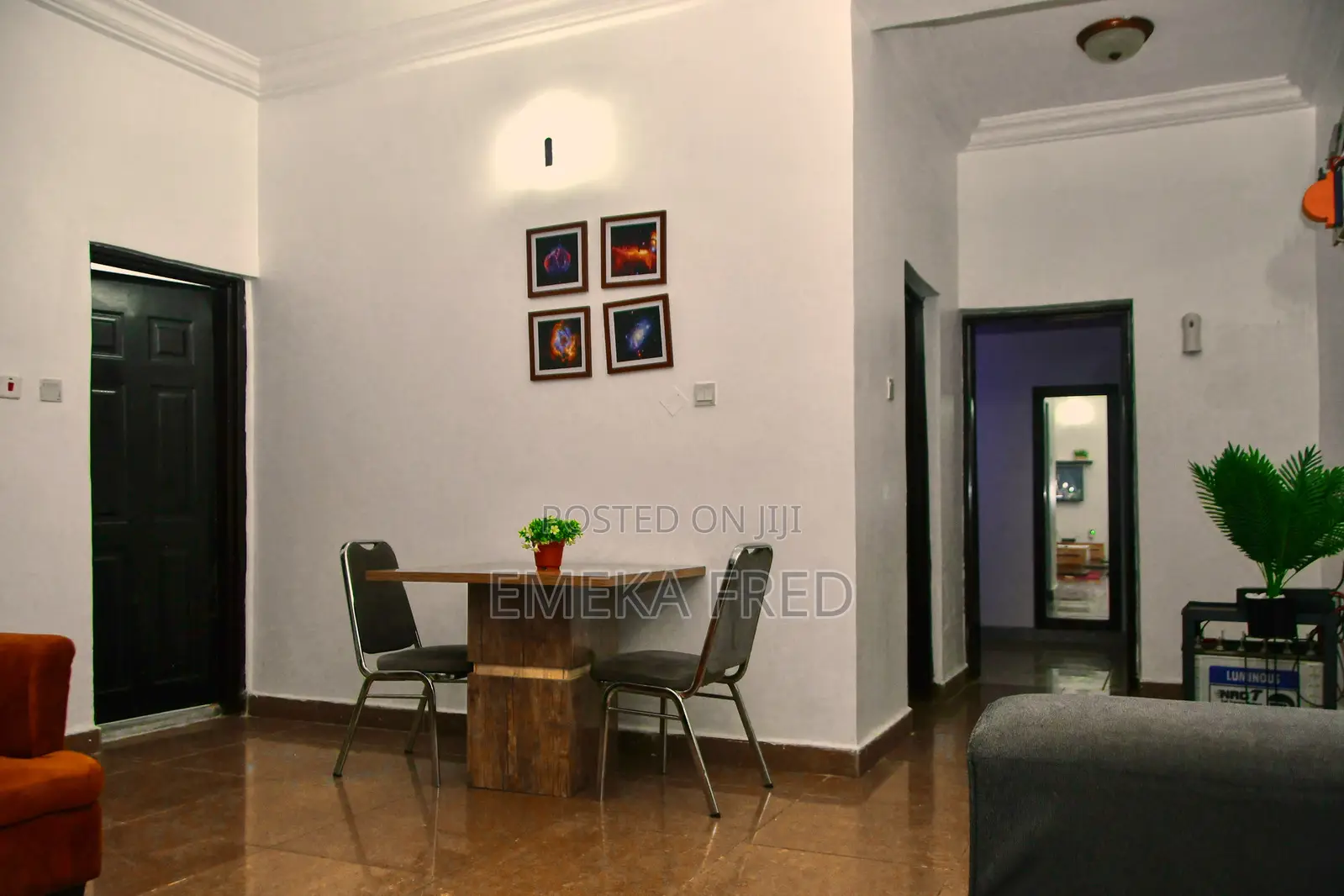 Posh Spacious One Bedroom and Parlor + 24hrs Steady Power