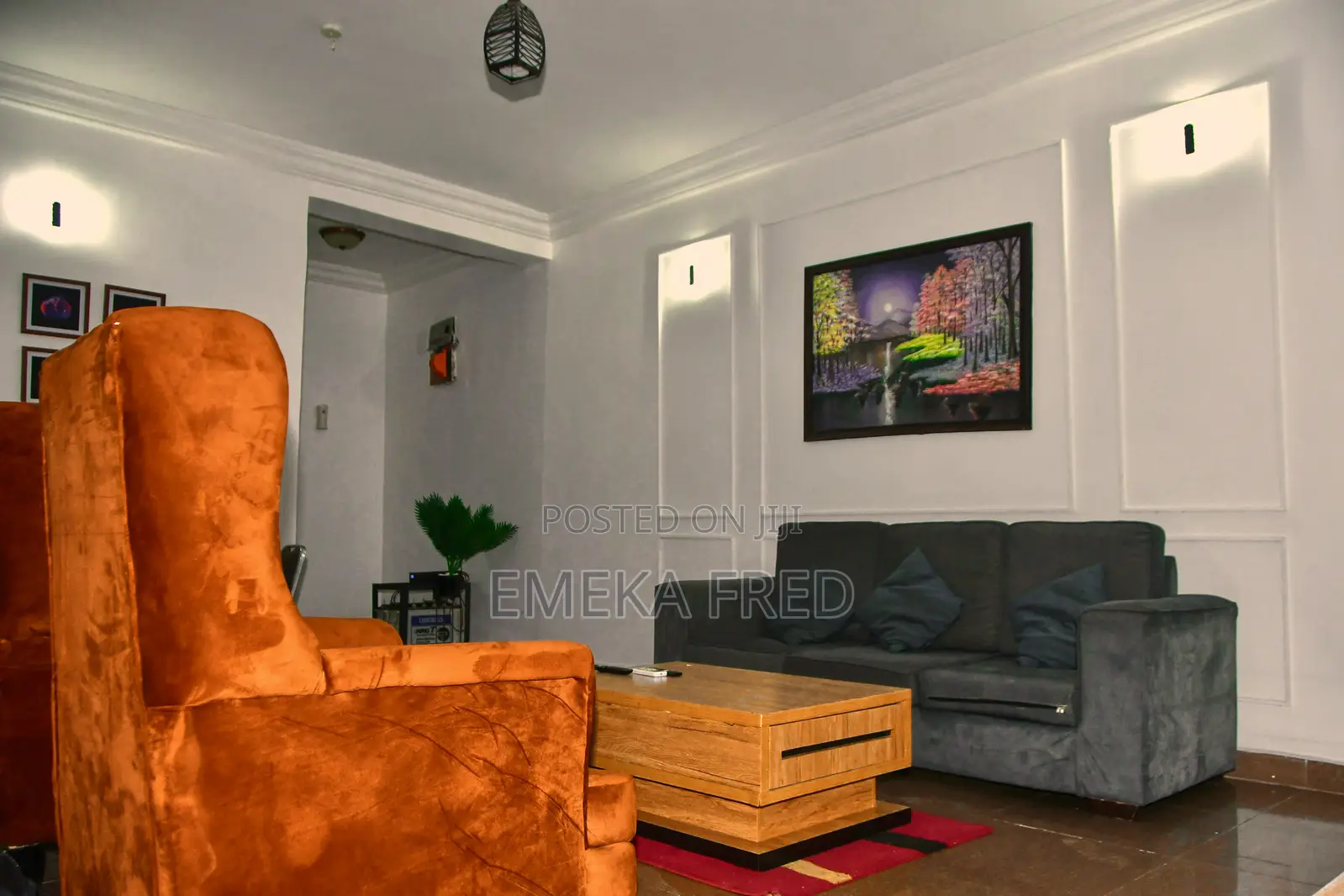 Posh Spacious One Bedroom and Parlor + 24hrs Steady Power
