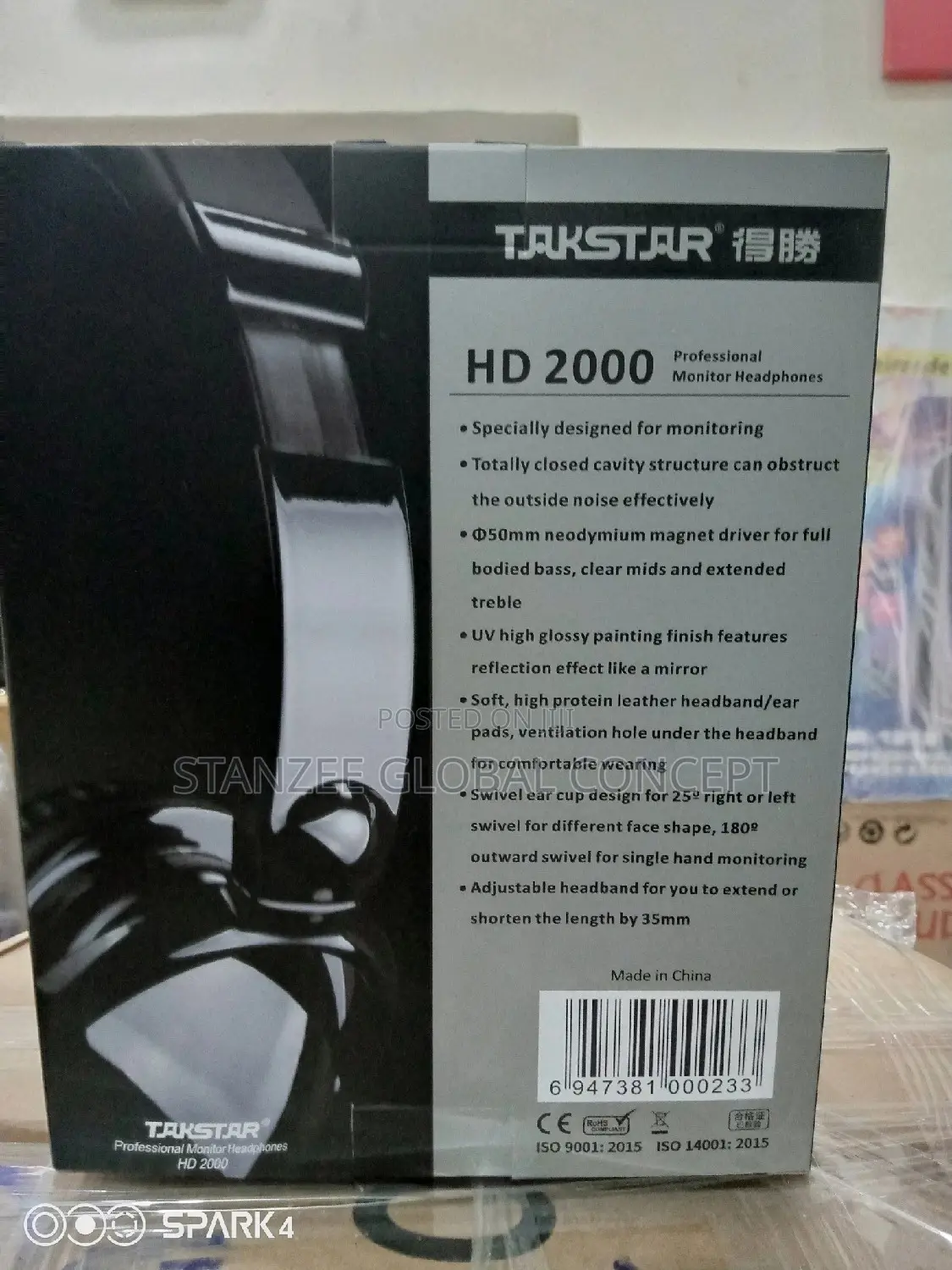 Takstar Hd 2000 Professional Monitor Headphone