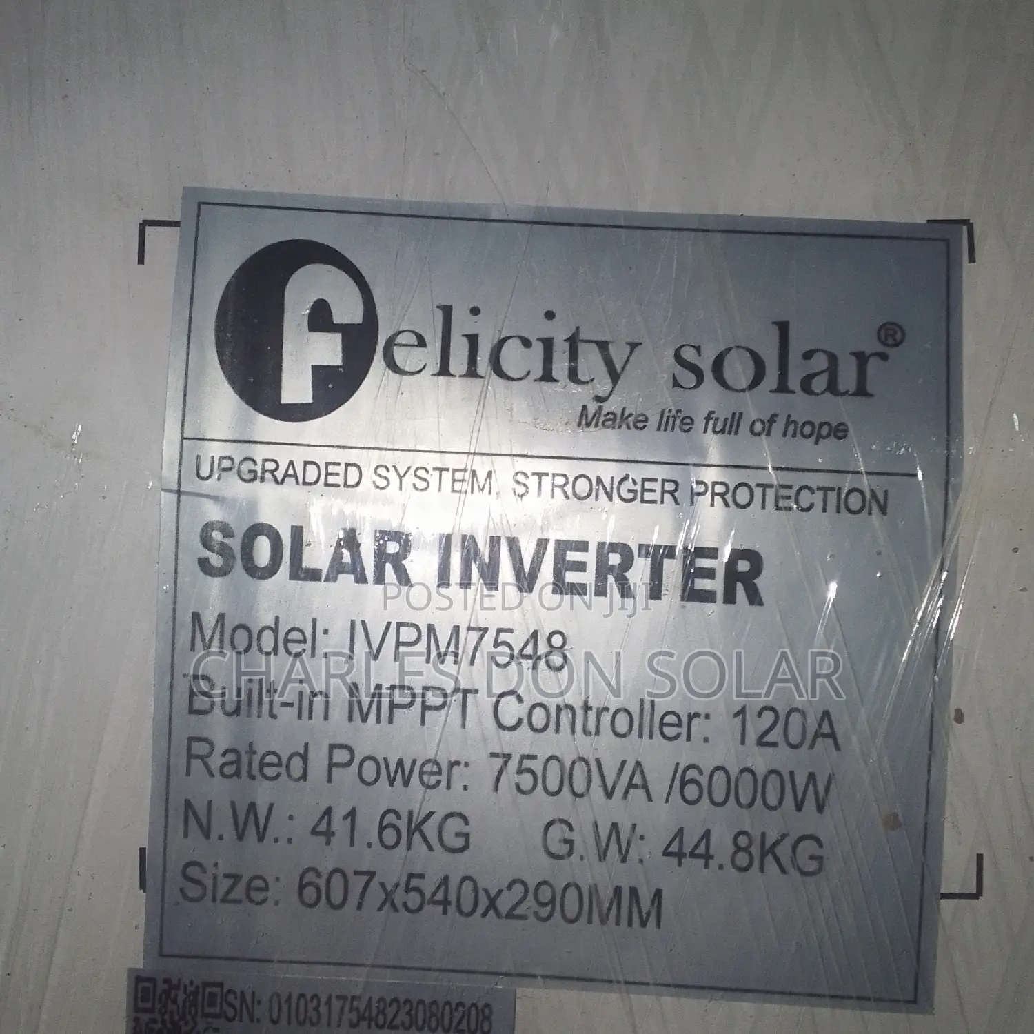 7.5kva 48v Hybrid Felicity Inverter