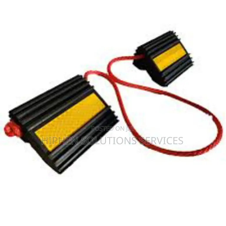 Rubber Wheel Chock With Rope – Aircraft Plane, Trailer