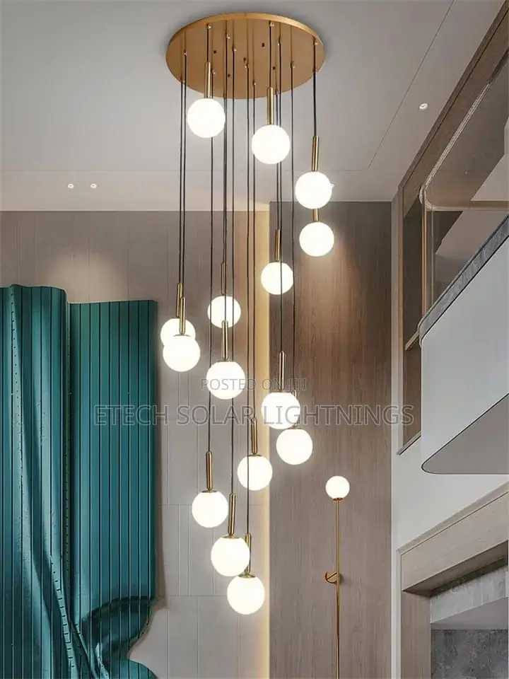 Morden Lighting Chandelie Living Room Duplex Staircase Light