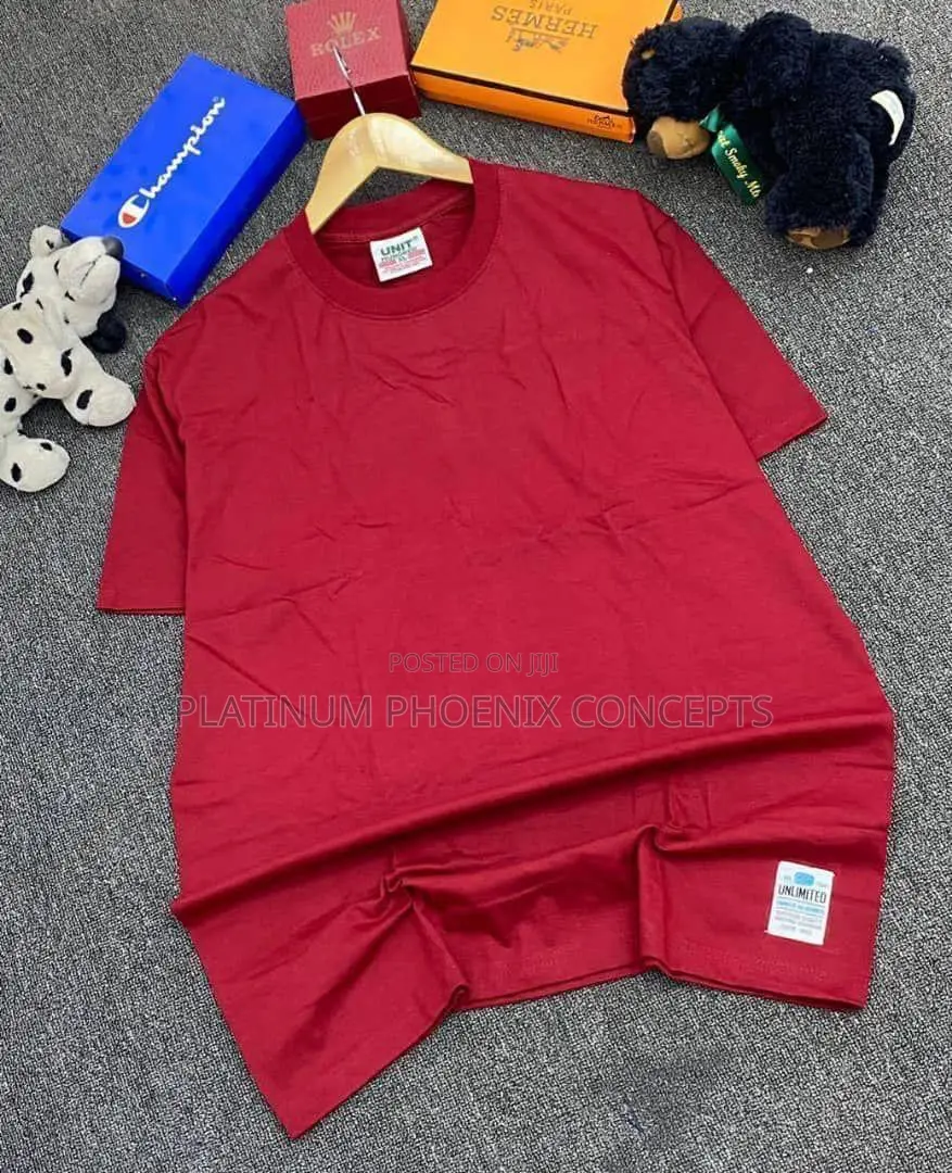 High Quality Plain Round Neck