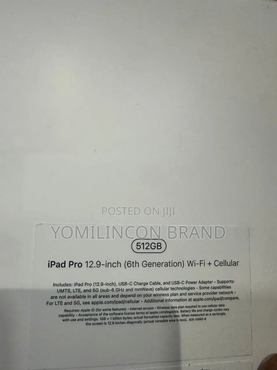 New Apple iPad Pro 12.9 (2022) 512 GB Gray